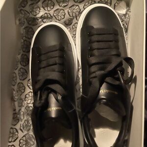 Alexander McQueen Black and White Sneakers